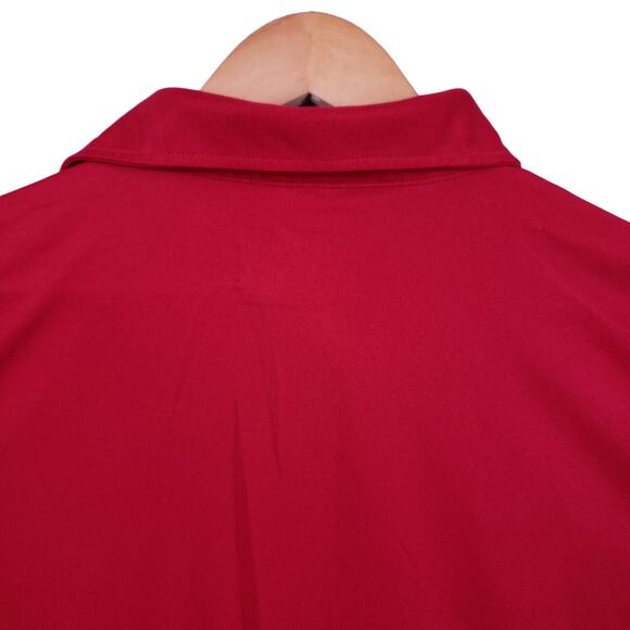 Chick-fil-A Unisex Short Sleeve Polo Shirt XL Red OOBE Team Style Uniform Work - Picture 10 of 13